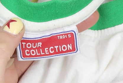 Tour Collection Men's Multicolour Flag Graphic Cotton T-Shirt Size S