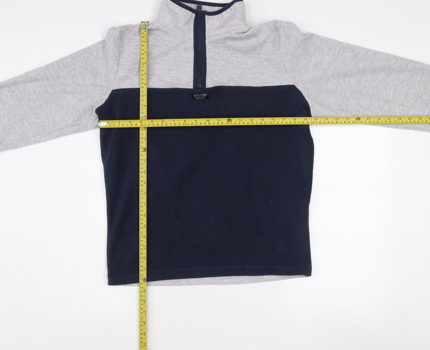 Mens UK Size S JACK & JONES Multicoloured Henley Sweatshirt