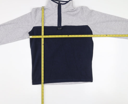 Mens UK Size S JACK & JONES Multicoloured Henley Sweatshirt