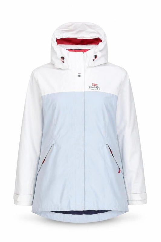 Tribord Women's Blue Waterproof Hooded Rain Coat Jacket XL