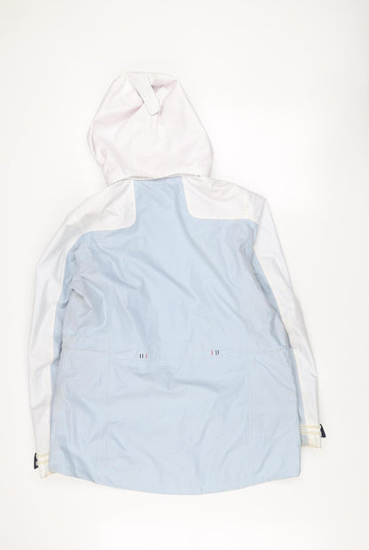 Tribord Women's Blue Waterproof Hooded Rain Coat Jacket XL