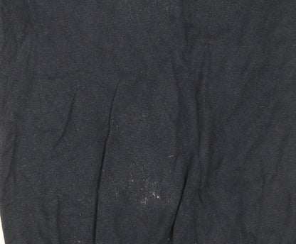 Superdry Men's Blue Cotton Cashmere V-Neck Jumper M