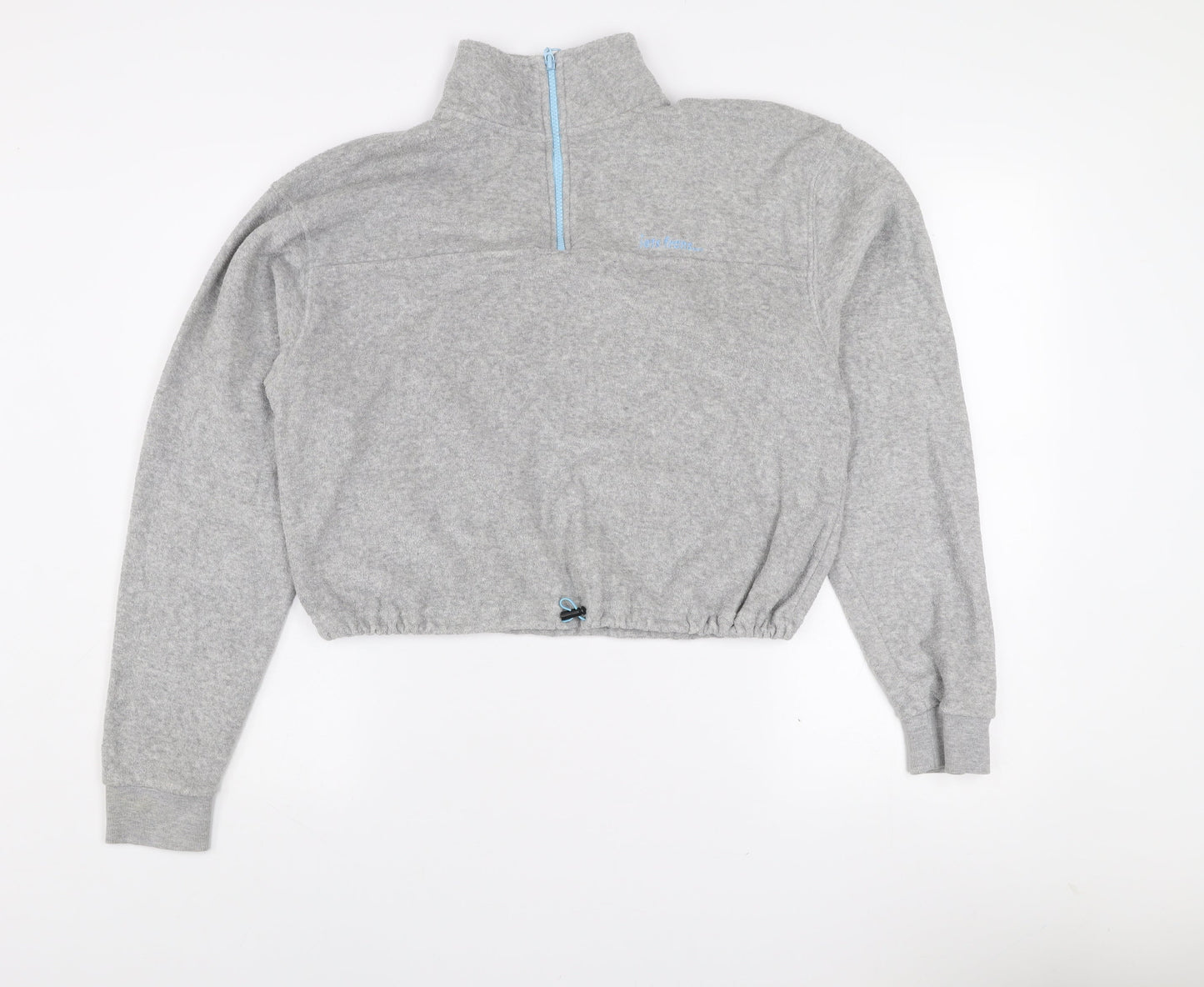Urban Outfitters Grey 1/4 Zip High Neck Women's Sweatshirt Size S