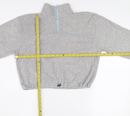 Urban Outfitters Grey 1/4 Zip High Neck Women's Sweatshirt Size S