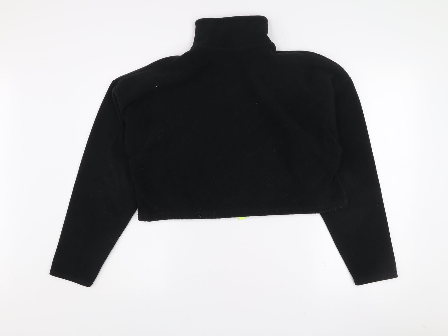 Urban Outfitters Women Black Fleece 1/2 Zip Pullover Sweatshirt S