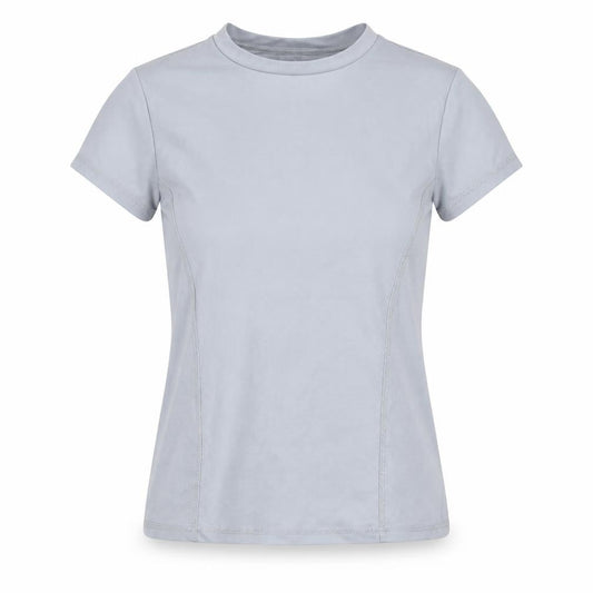 Glassons Women Grey M Short Sleeve Slim Fit Activewear T-Shirt