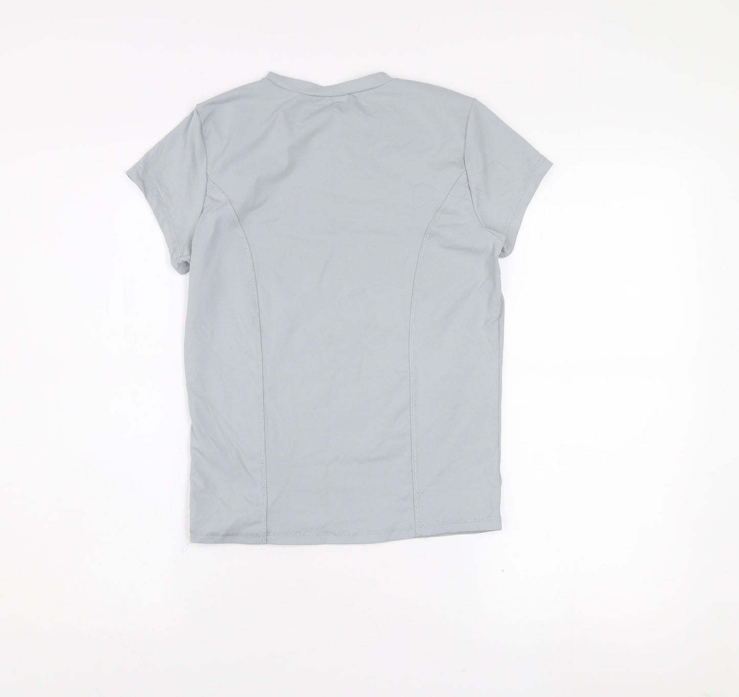 Glassons Women Grey M Short Sleeve Slim Fit Activewear T-Shirt