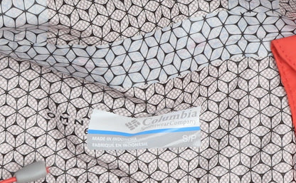 Columbia Womens Red Waterproof Hooded Rain Jacket Size S