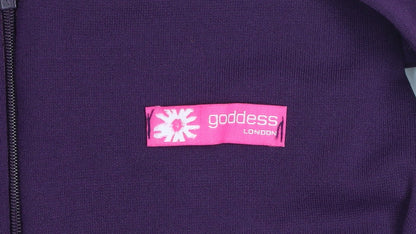 Goddess London Women’s Purple Bodycon Knee Length Dress Size 10