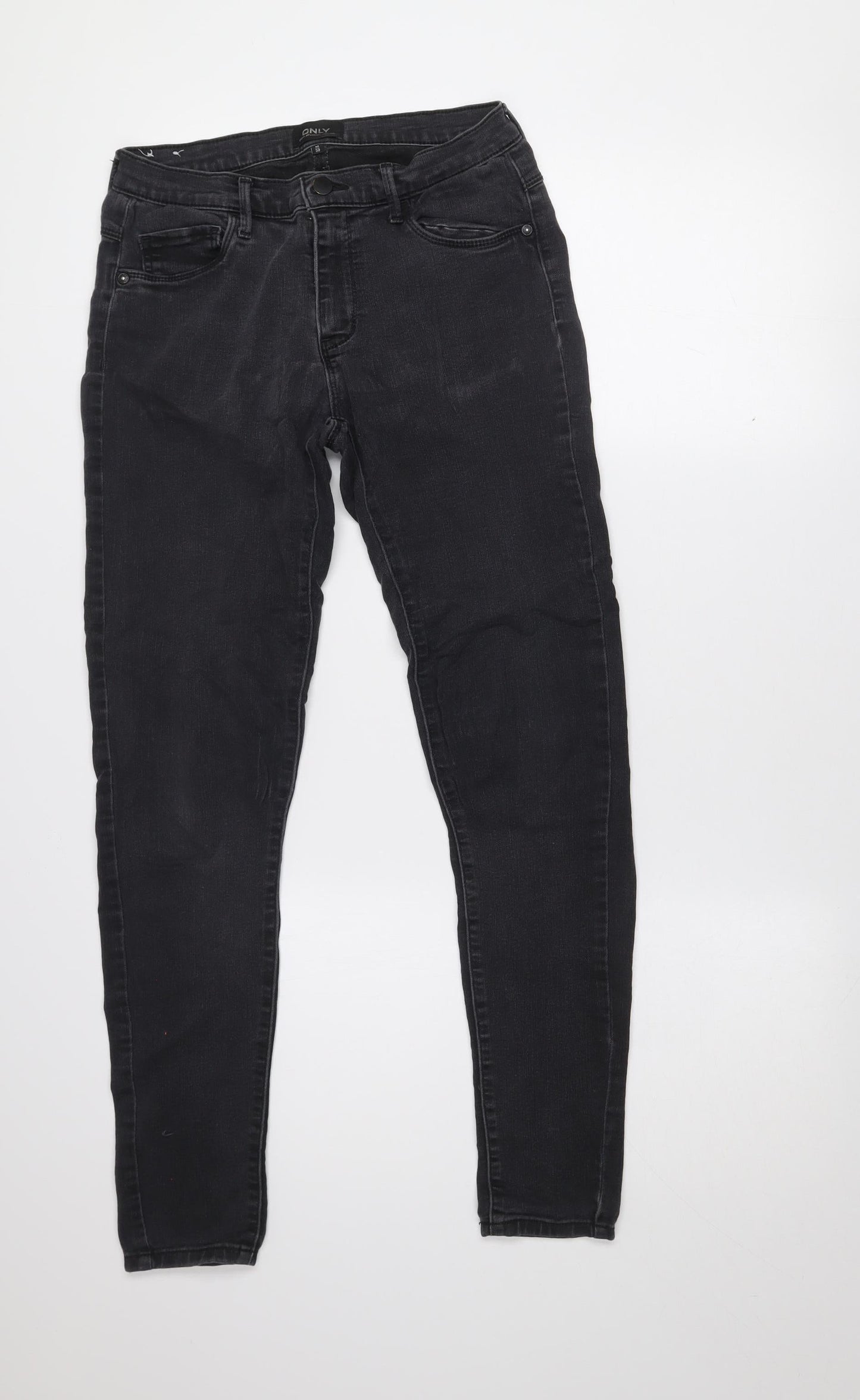 ONLY Women's Black Skinny Stretch Denim Jeans Size M 30