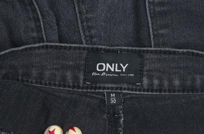 ONLY Women's Black Skinny Stretch Denim Jeans Size M 30