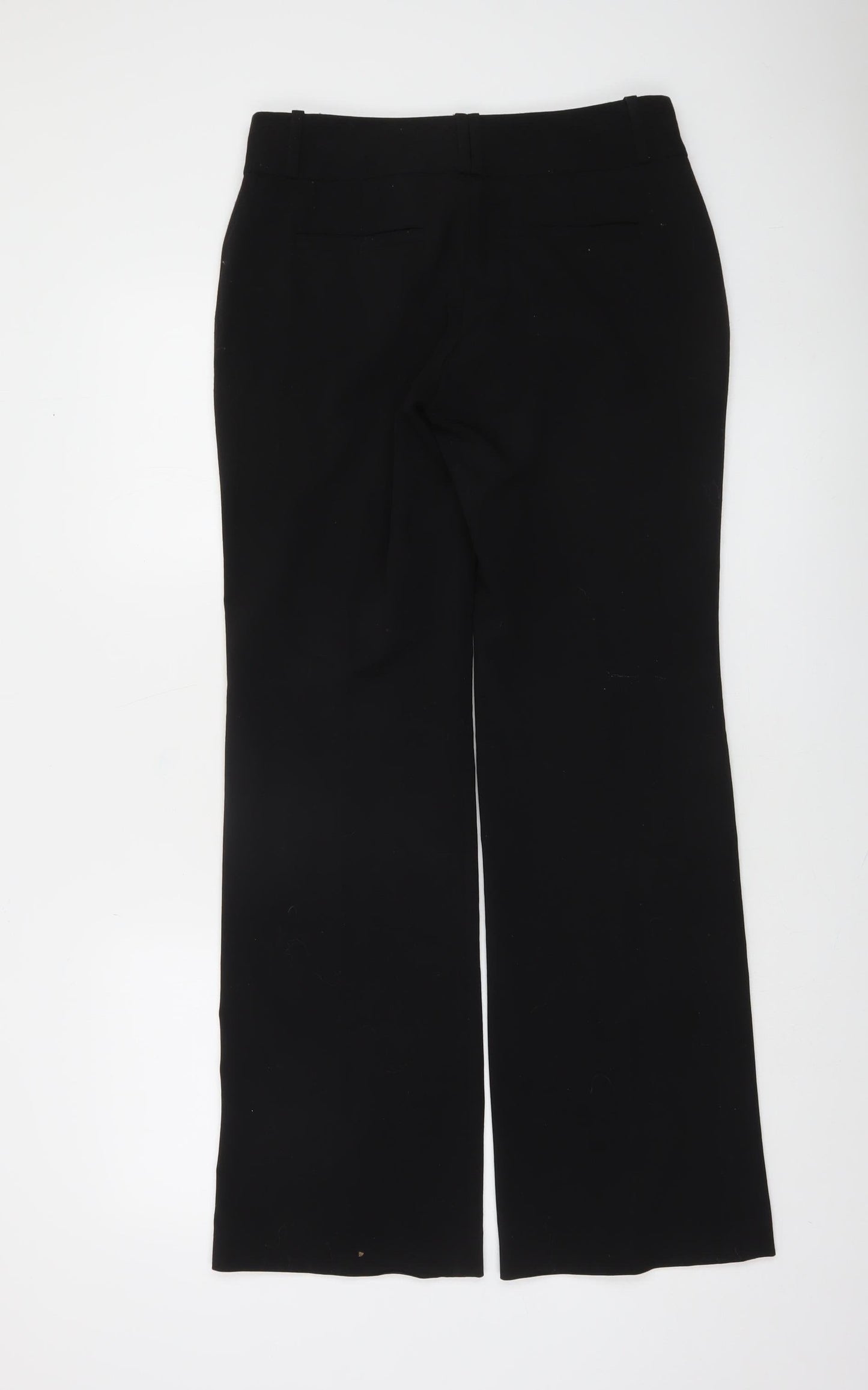 Womens UK Size 4 DKNY Regular Fit Dress Pants Black Trousers