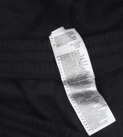 Adidas Men's Black Jogger Sweatpants M Cotton Blend Fleece