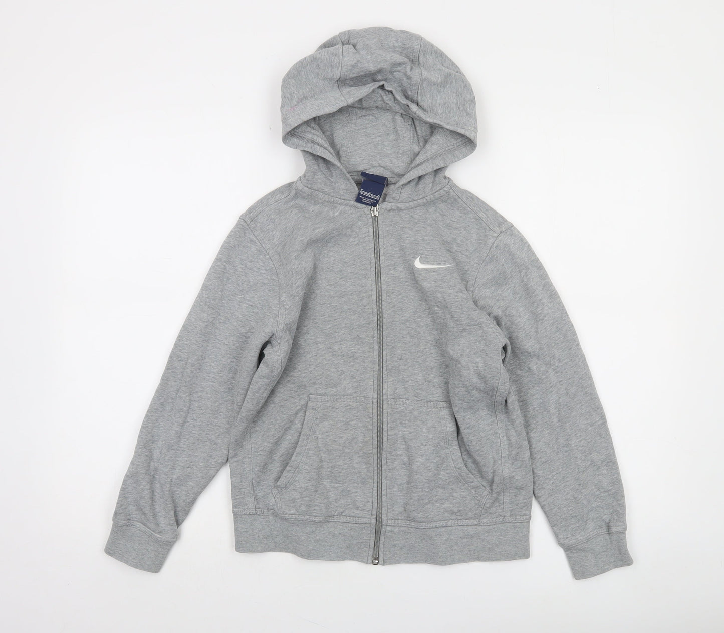 Boys UK Size 10-12 Years Nike Grey Full Zip Hoodie
