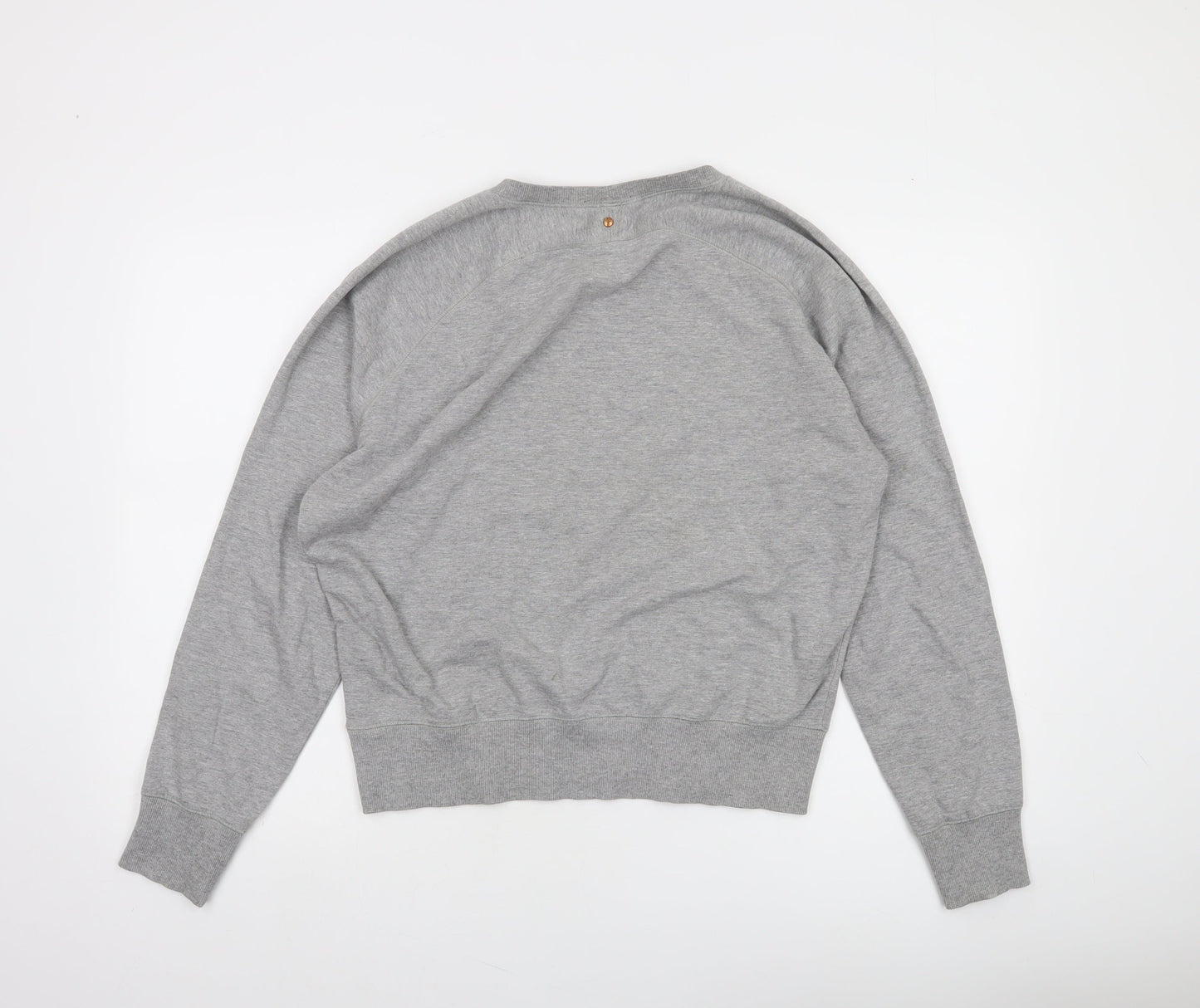 Womens UK Size S Diesel Grey Pullover Sweatshirt