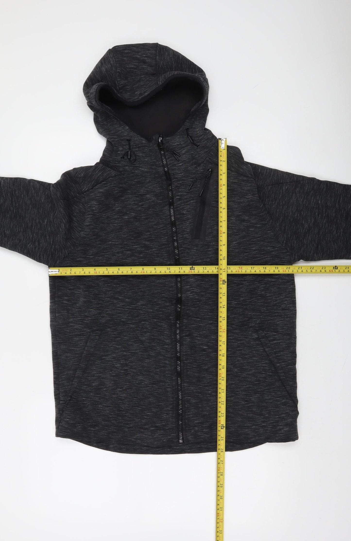 Mens UK Size M Champion Black Full Zip Hoodie