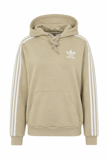 Womens UK Size 12 adidas Beige Pullover Hoodie