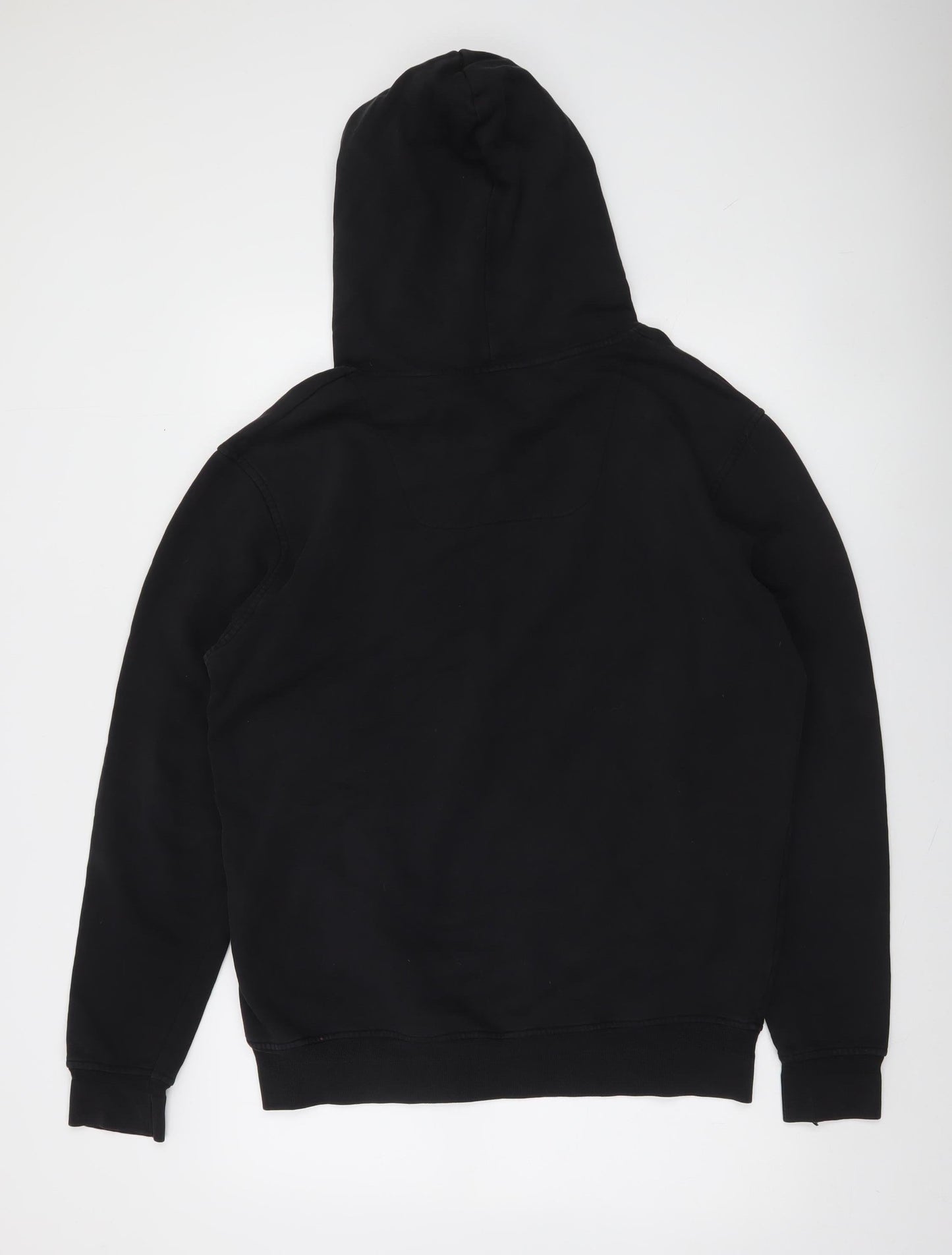 Cloak Mens Black Pullover Hoodie L Fleece Cotton Regular Fit