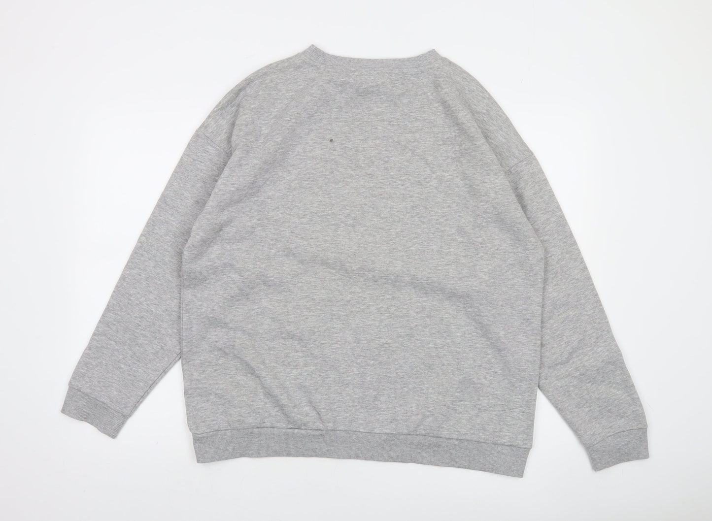 Amara Reya Women's Grey Graphic Print Sweatshirt UK 18