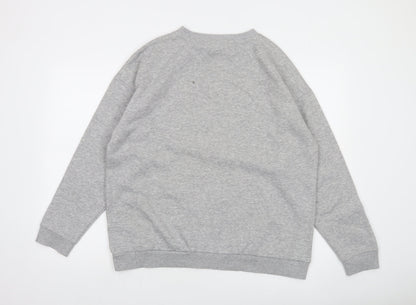 Amara Reya Women's Grey Graphic Print Sweatshirt UK 18