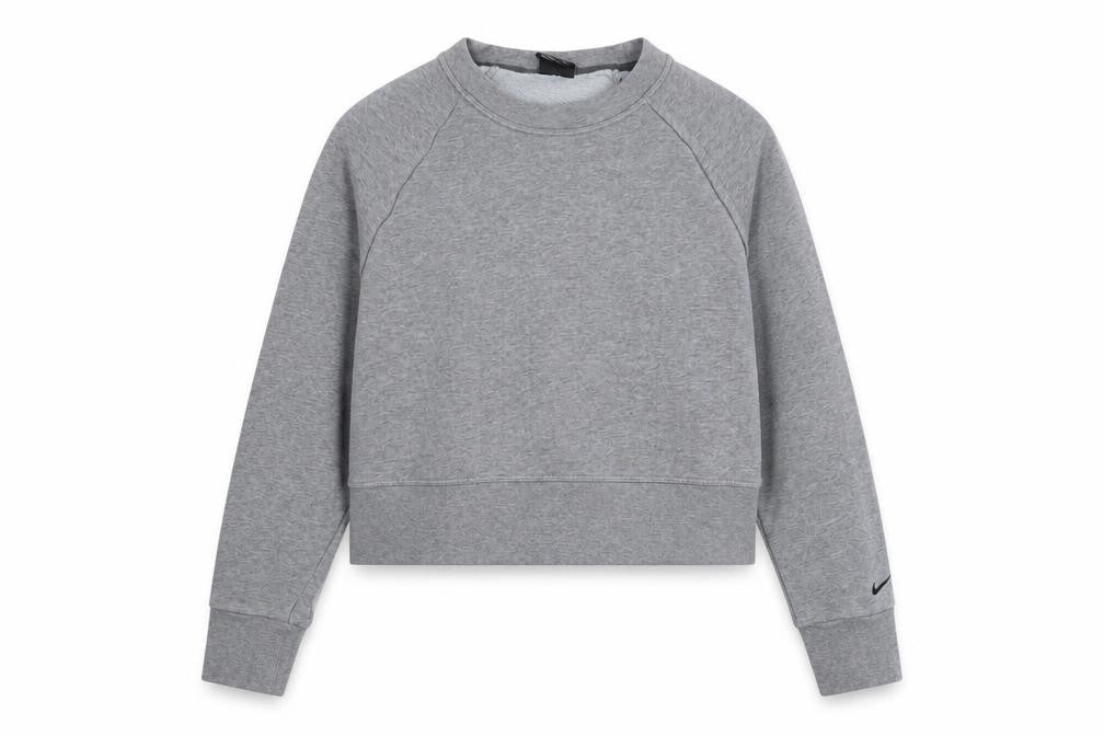 Womens UK Size M Nike Grey Pullover Sweatshirt