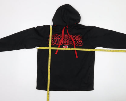 Fanatics Men's Black Wisconsin Badgers Pullover Hoodie Size S