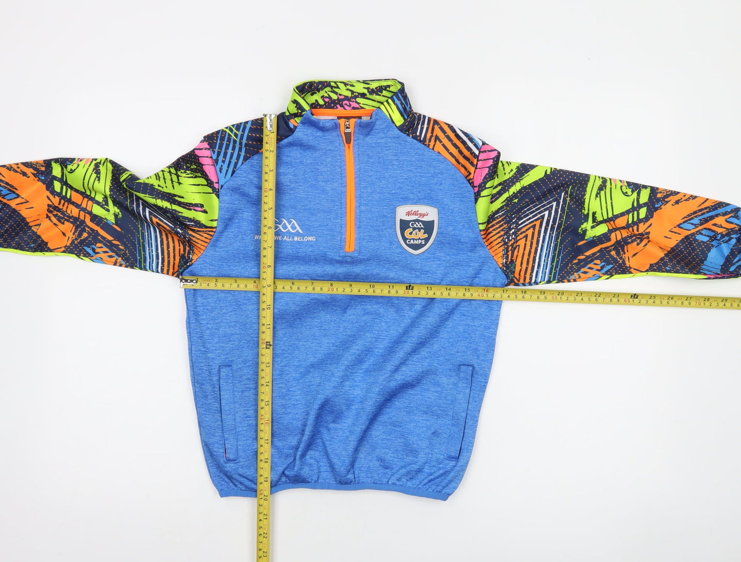 Azzurri Boys Blue 3-4 Years Sports 1/4 Zip Pullover Sweatshirt