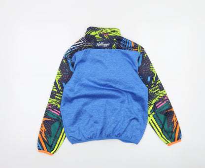 Azzurri Boys Blue 3-4 Years Sports 1/4 Zip Pullover Sweatshirt