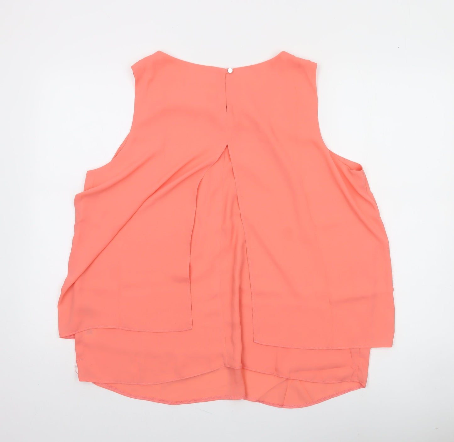 Wallis Women’s Pink Sleeveless Chiffon Blouse UK 18