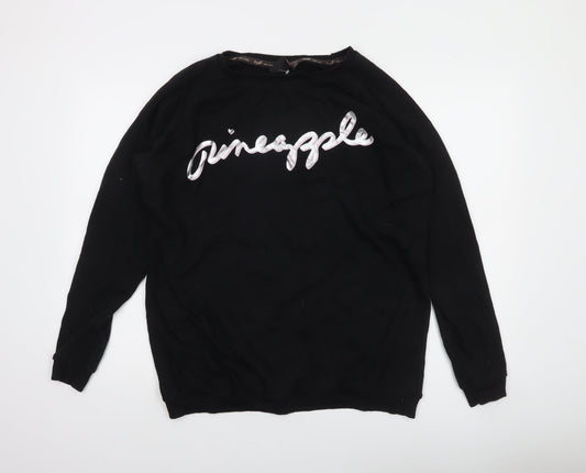 Pineapple Dance Studios Girls Black Pullover Sweatshirt 14-15 Years