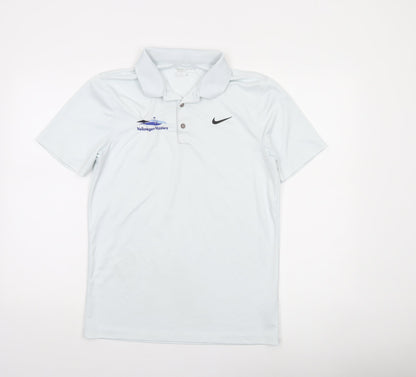 Nike Golf Men's White Dri-Fit Polo Shirt Size S Regular Fit