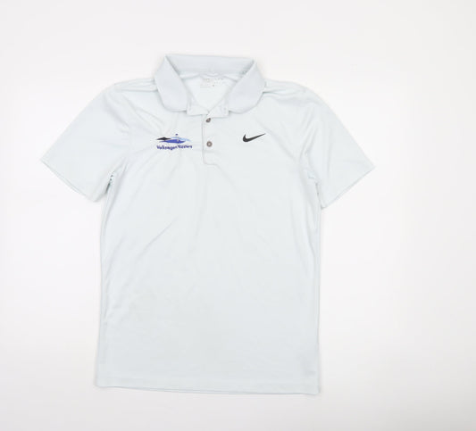 Nike Golf Men's White Dri-Fit Polo Shirt Size S Regular Fit