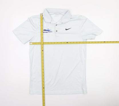 Nike Golf Men's White Dri-Fit Polo Shirt Size S Regular Fit