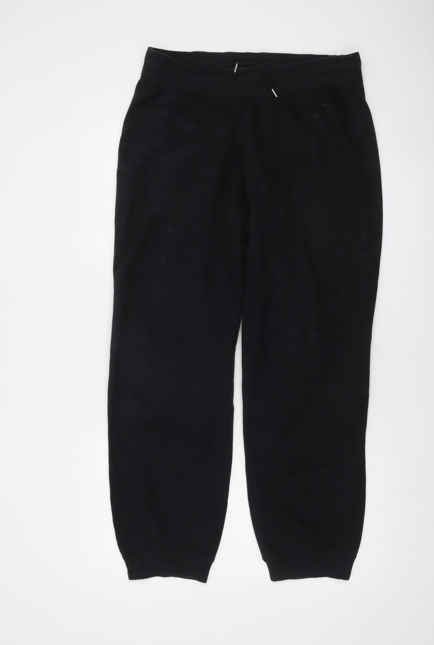 Nike Men’s Black Fleece Joggers M Regular Fit Casual Tapered Trousers