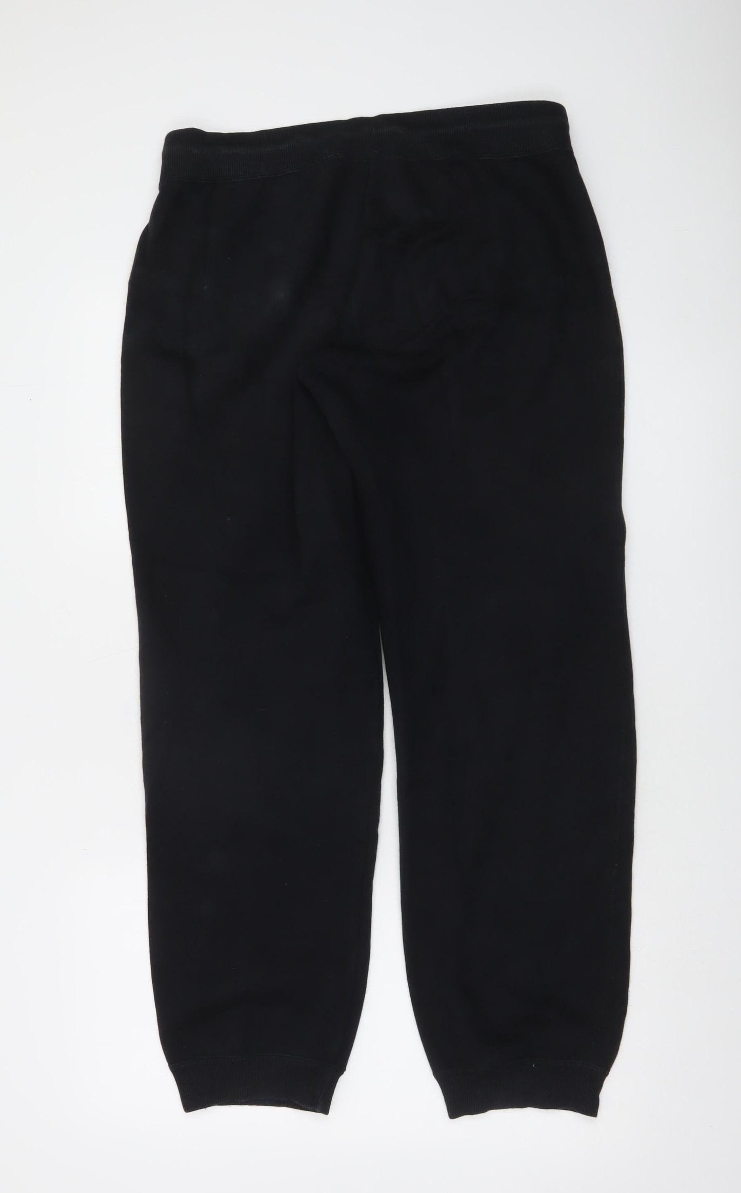 Nike Men’s Black Fleece Joggers M Regular Fit Casual Tapered Trousers
