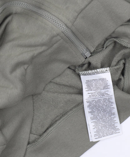 Nike Women's Green Full Zip Hoodie XS Cotton Blend