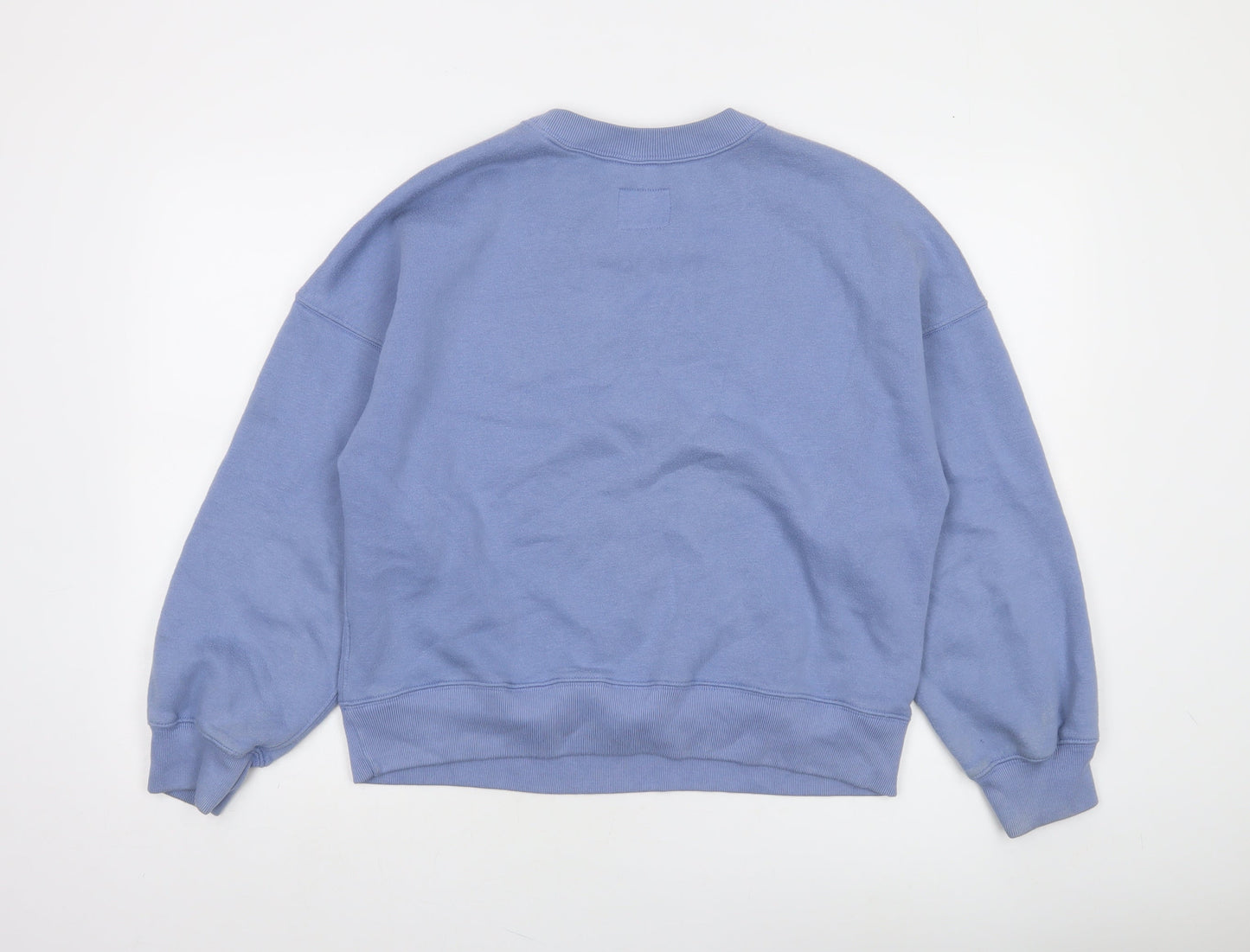 Abercrombie & Fitch Womens Blue Crew Neck Running Club Sweatshirt M