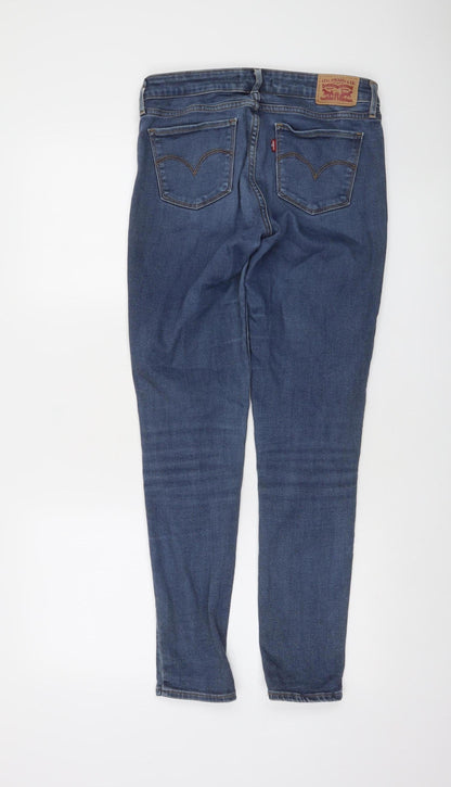Levi's Women's Blue 711 Skinny Mid Rise Stretch Denim Jeans Size 28