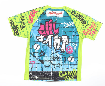 Masita Boys Multicoloured Graphic Chill Camp Sports T-Shirt 4 Years