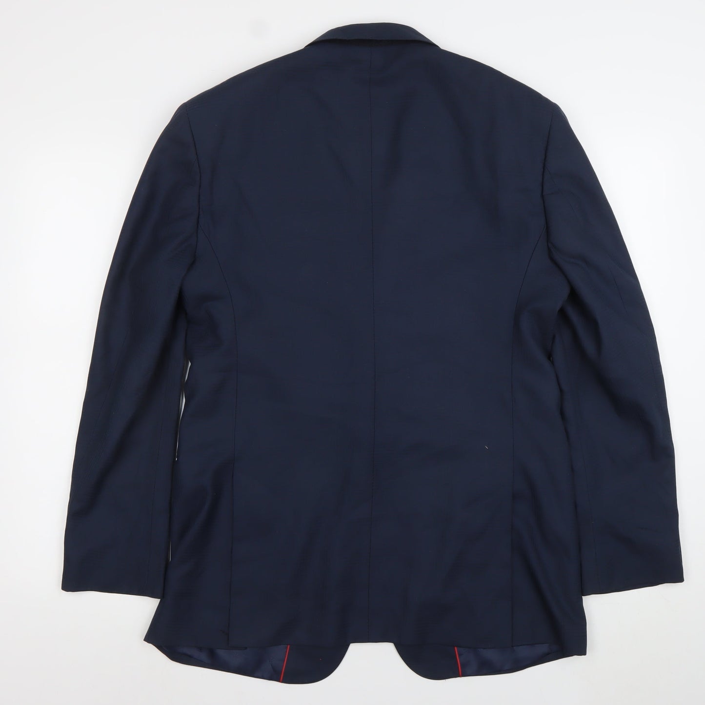 Voeut Men's Navy Blue Classic Fit Blazer UK 42R Polyester Rayon