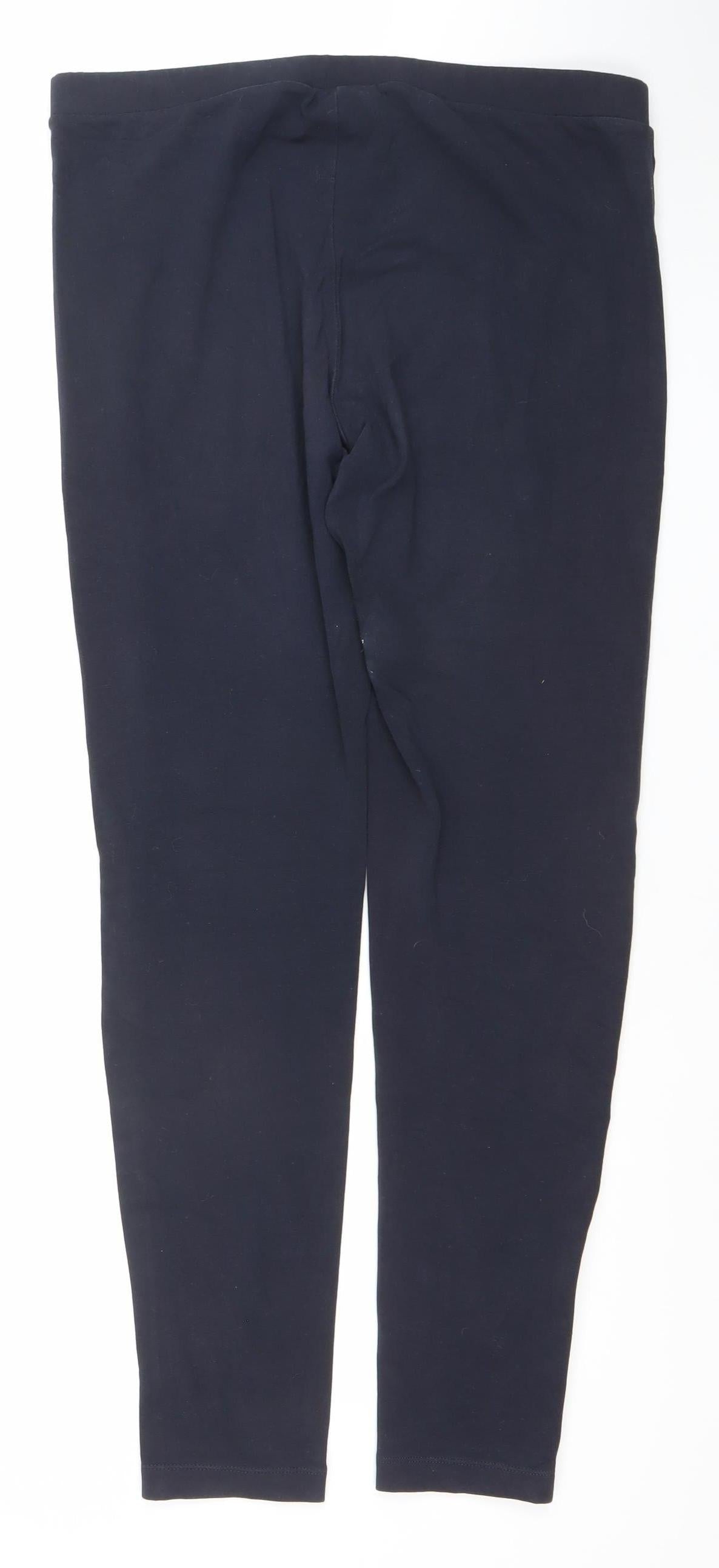 Champion Womens Black 2XL Leggings Cotton Stretch Activewear