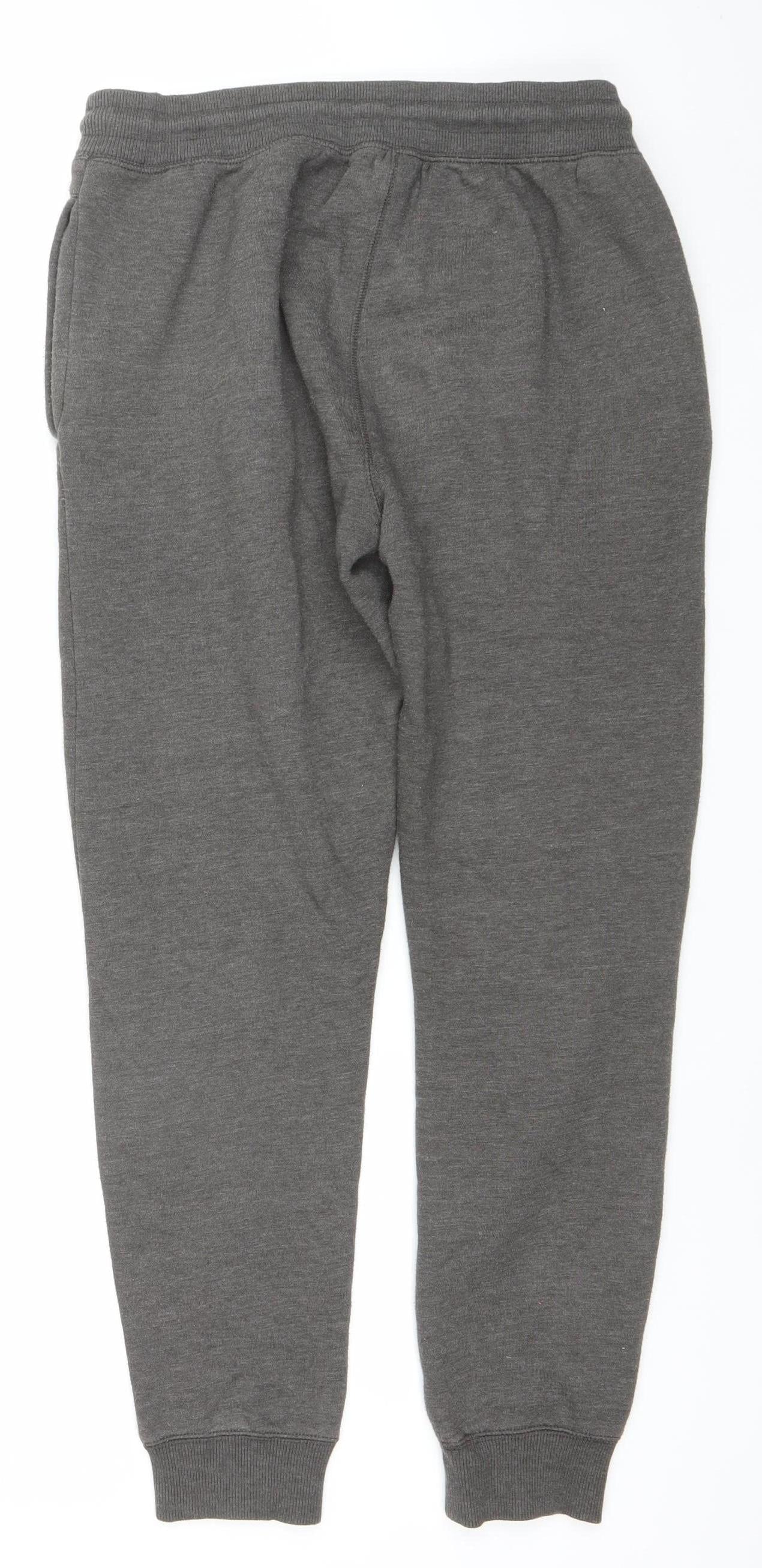 Ellesse Men's Grey Jogger Sweatpants S Regular Fit Activewear Trousers