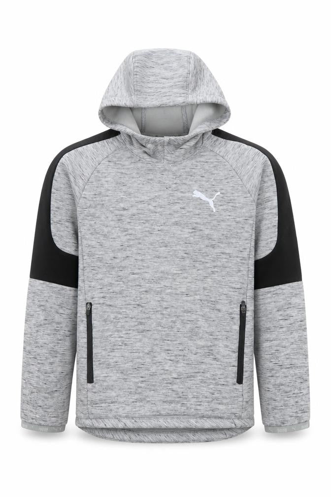Boys UK Size 9-10 Years PUMA Grey Pullover Hoodie