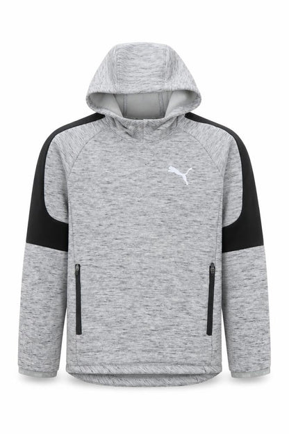 Boys UK Size 9-10 Years PUMA Grey Pullover Hoodie