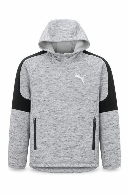 Boys UK Size 9-10 Years PUMA Grey Pullover Hoodie