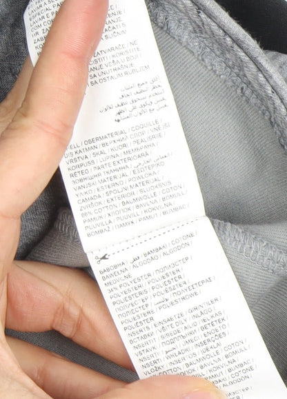 Puma Boys Grey Hoodie 9-10 Years Pullover Keeps You Dry Hooded Sweatshirt