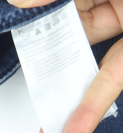 Street One Women's Blue High Rise Skinny Jeans Size 10 Slim Fit