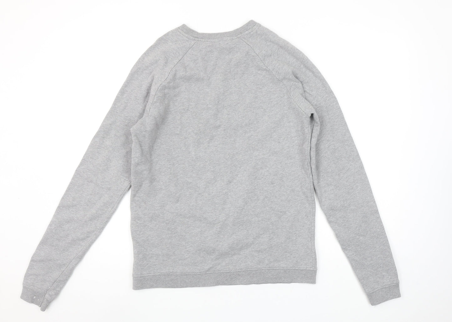 Rapanui Women's Grey 'Love Not War' Organic Cotton Sweatshirt - Size S