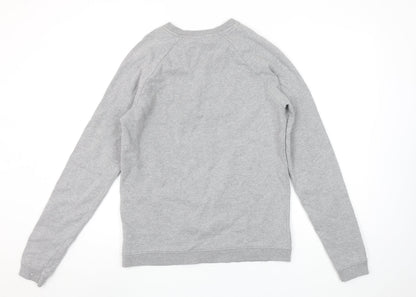 Rapanui Women's Grey 'Love Not War' Organic Cotton Sweatshirt - Size S