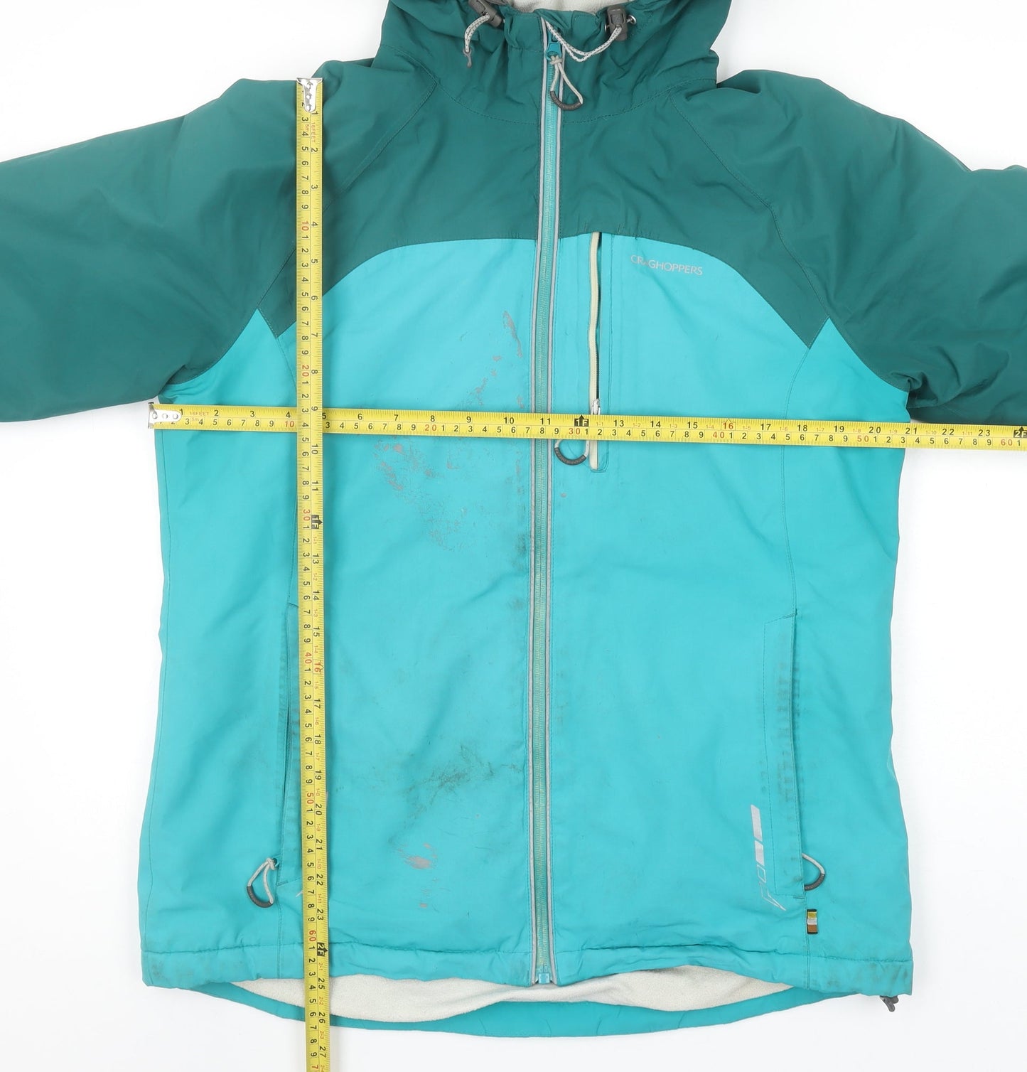 Womens UK Size 12 Craghoppers Blue Parka Coat